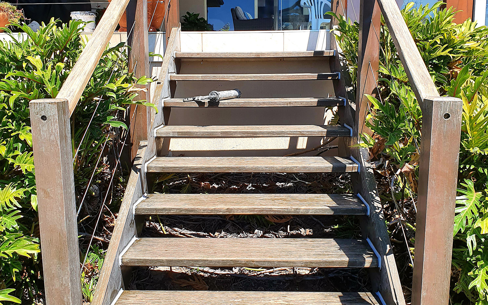 Timber Stairs Before