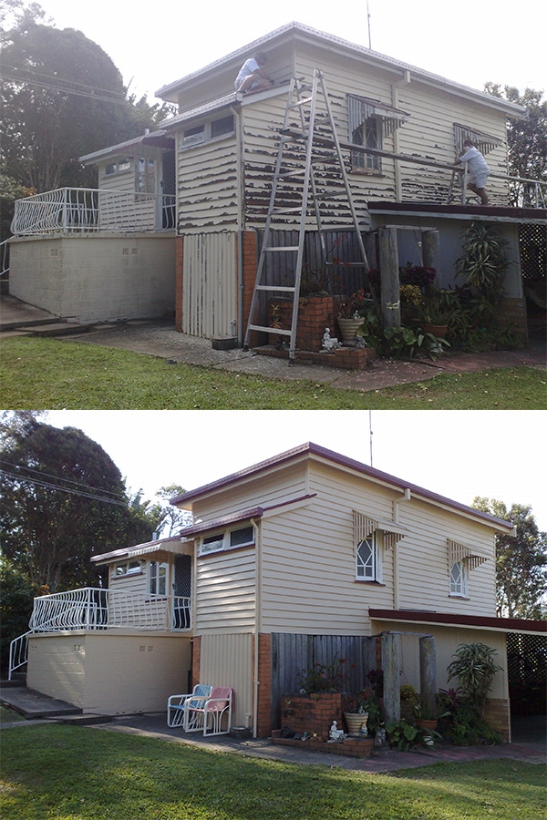 Weatherboard House Before After